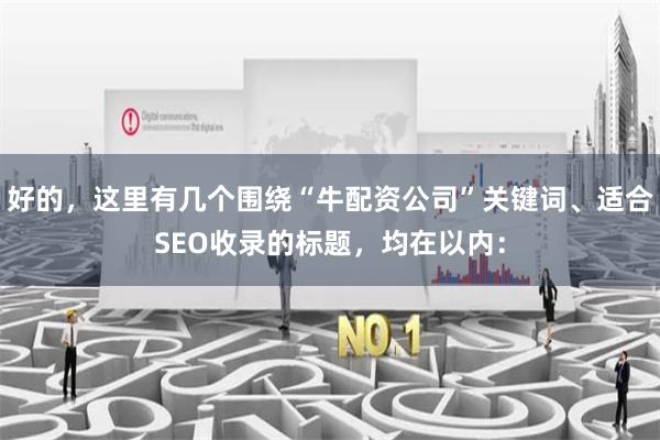 好的，这里有几个围绕“牛配资公司”关键词、适合SEO收录的标题，均在以内：
